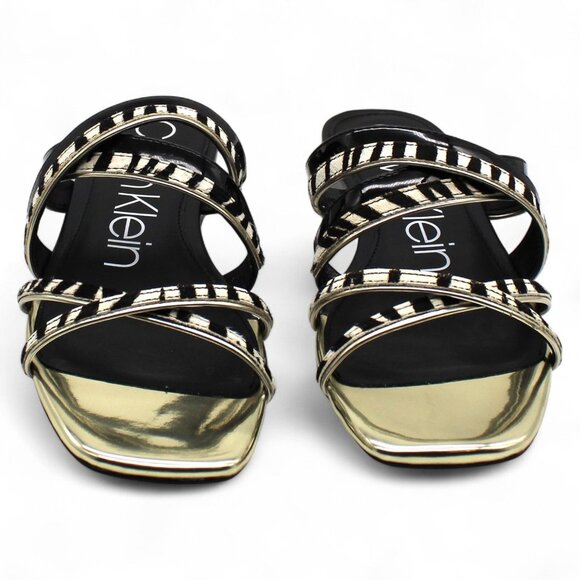 Womens Calvin Klein Strappy Flat Sandals - Picture 2 of 8